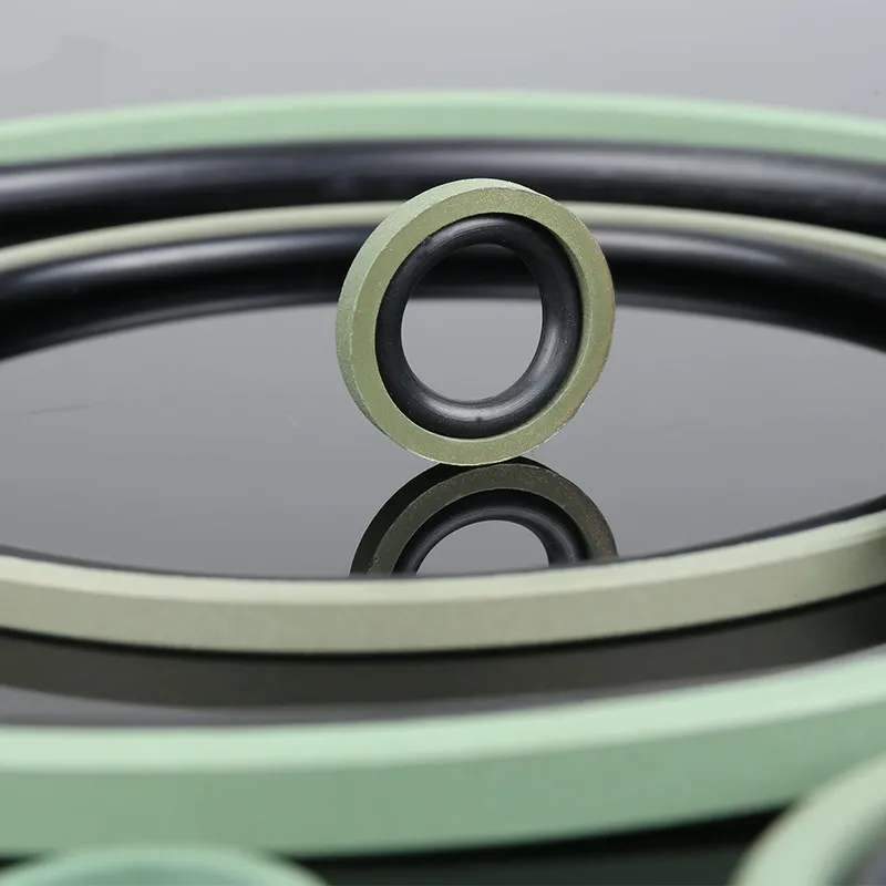 Glyd ring PTFE piston seal wear-resistant extrusion-resistant chemical corrosion-resistant hole with two-way effect