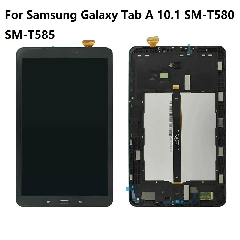 

10.1" LCD Display Panel Screen Monitor Touch Screen Assembly with frame For Samsung Galaxy Tab A 10.1 SM-T580 SM-T585 T580 T585