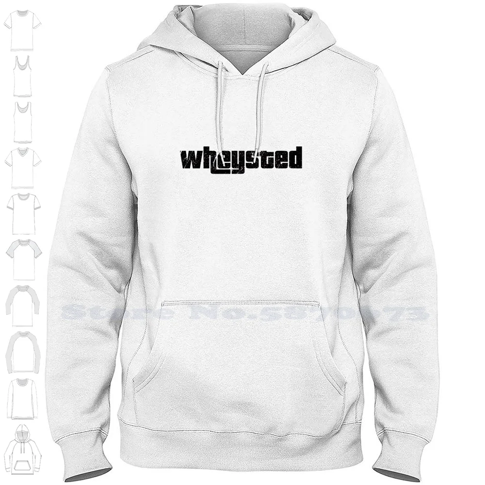 Wheysted Whey Protein Shake Black 100% Cotton Hoodie T-Shirt Wheysted Protien Bodybuilding Powerlifter Deadlifts Shaker Lifting