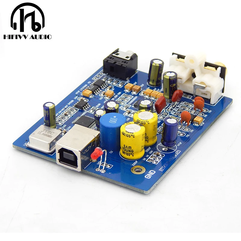 HiFi USB Decoder ES9018Q2M SA9023 USB DAC Decoder board External Support 24Bit 92k