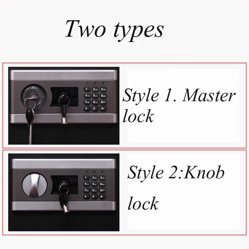 Safes-صندوق تخزين إلكتروني مضاد للسرقة ، بنك أمان ، مجموعة تخزين المجوهرات ، المنزل ، المكتب ، DHZ0048