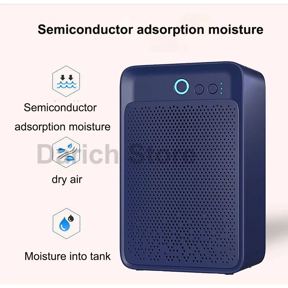 350ML/Day Mini Portable Car Desiccant Dehumidifier Cabinet Home Clother Electric Greenhouse Air Dryer Dehumidifier