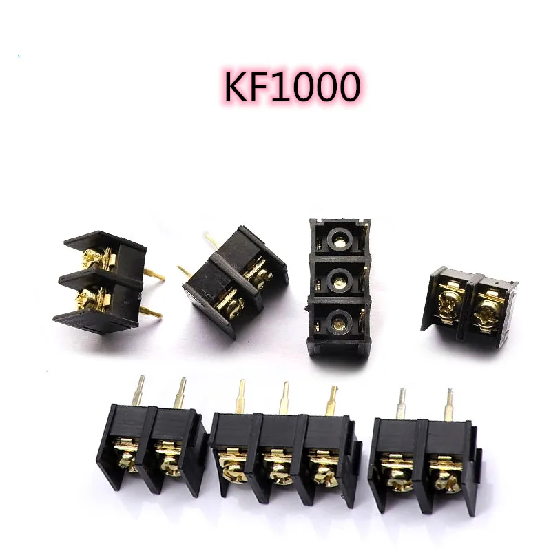 10Pcs/Lot KF1000 2P 3P 4P PCB Screw Terminal Block Connector Pitch 10MM KF1000 2/3/4P Can Be Spliced