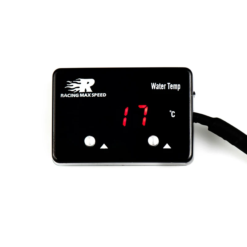 high quality 1/8 npt sensor 12v dc car digital gauge red display,digital water temperature gauge with sensor WTM-01