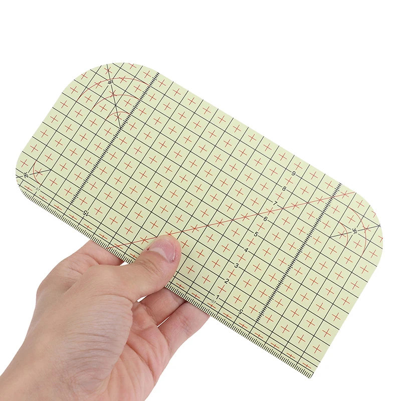 Resistente al calore Righello Da Stiro Uso Domestico Strumento Stiratura A Caldo Righello Patchwork Tailor Mestiere di Cucito FAI Da TE Forniture Strumento di Misura 20x10cm