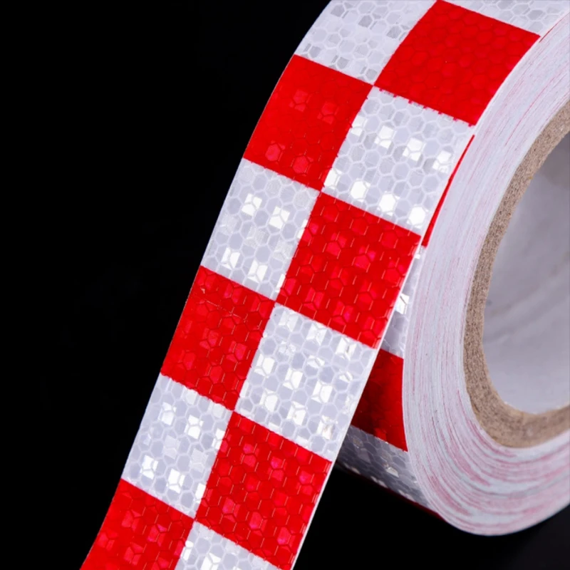 Truck Safety Mark Reflective Tape Stickers Car Moto Styling Self Adhesive Warning Safety Tape Automobiles Reflective Film