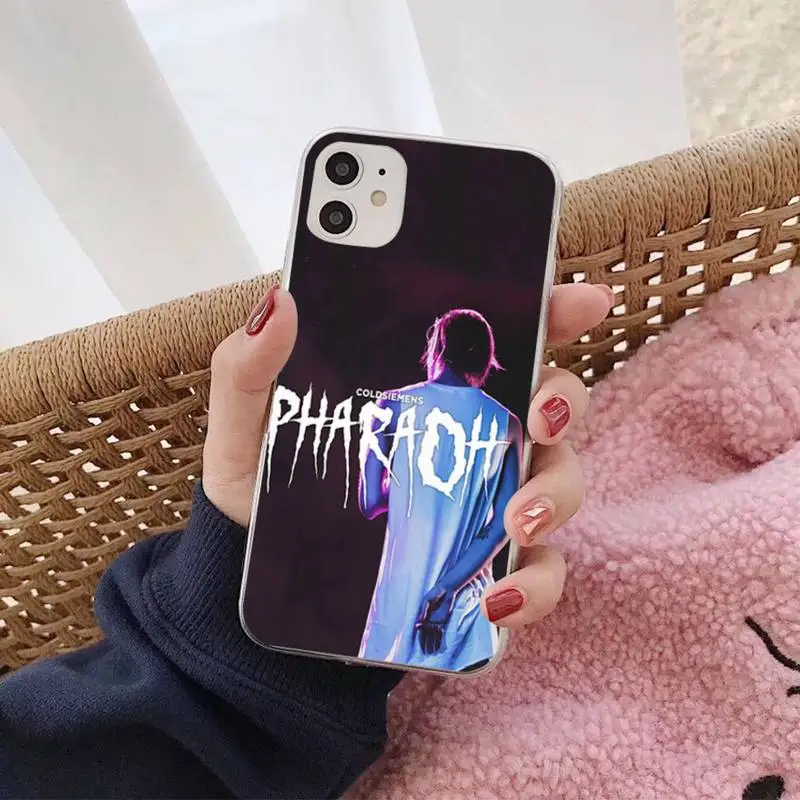 Russia rapper Pharaoh Phone Case for iphone 13 8 7 6S Plus X 5S SE 2020 XR 11 12 mini pro XS MAX