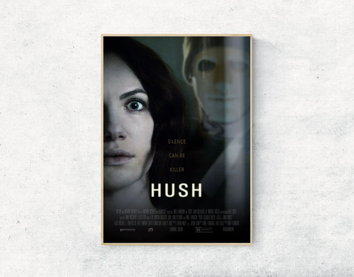 Hush فيلم قماش المشارك طلاء جدران المنزل الديكور (بدون إطار)