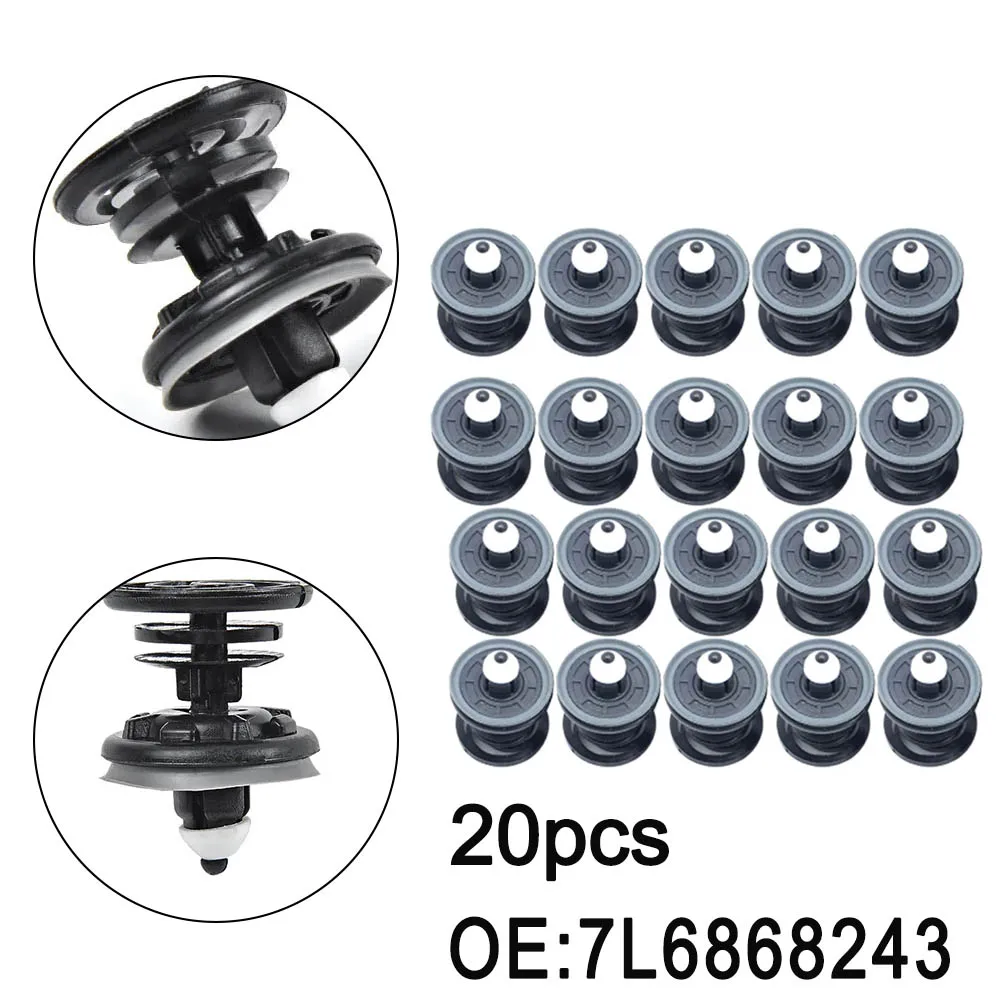 20Pcs OEM Interior Door Clips For Passat Golf Gti MK6 Polo 6R A4 A5 A6 A8 Q5 Q3 Q5 Q7 TT 7L6 868 243 7L6868243