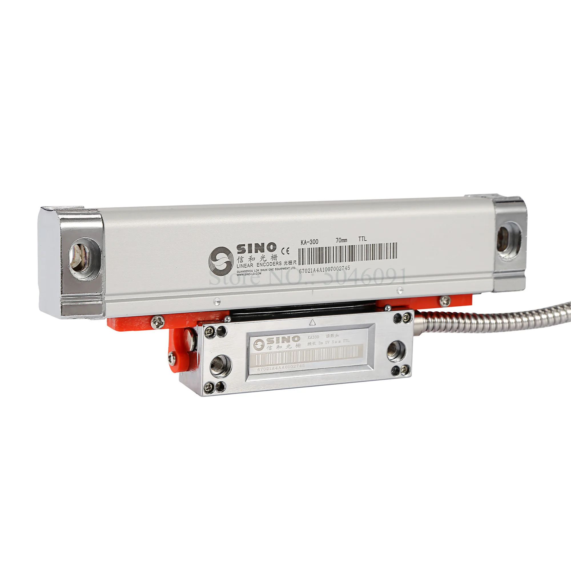 Imagem -05 - Máquina de Fresagem de Torno de Alta Precisão Dro Kit Sino Eixos Leitura Digital Sds2ms e Peças Escala Linear Óptica Ka300