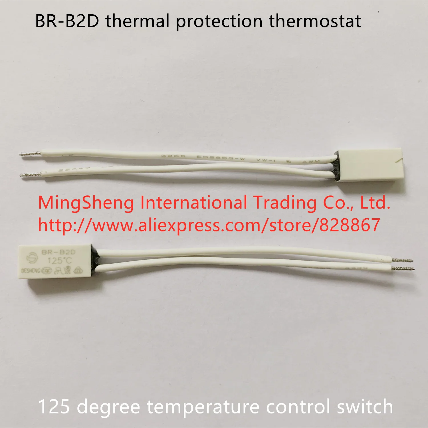 Original new 100% BR-B2D thermal protection thermostat 125 degree temperature control switch