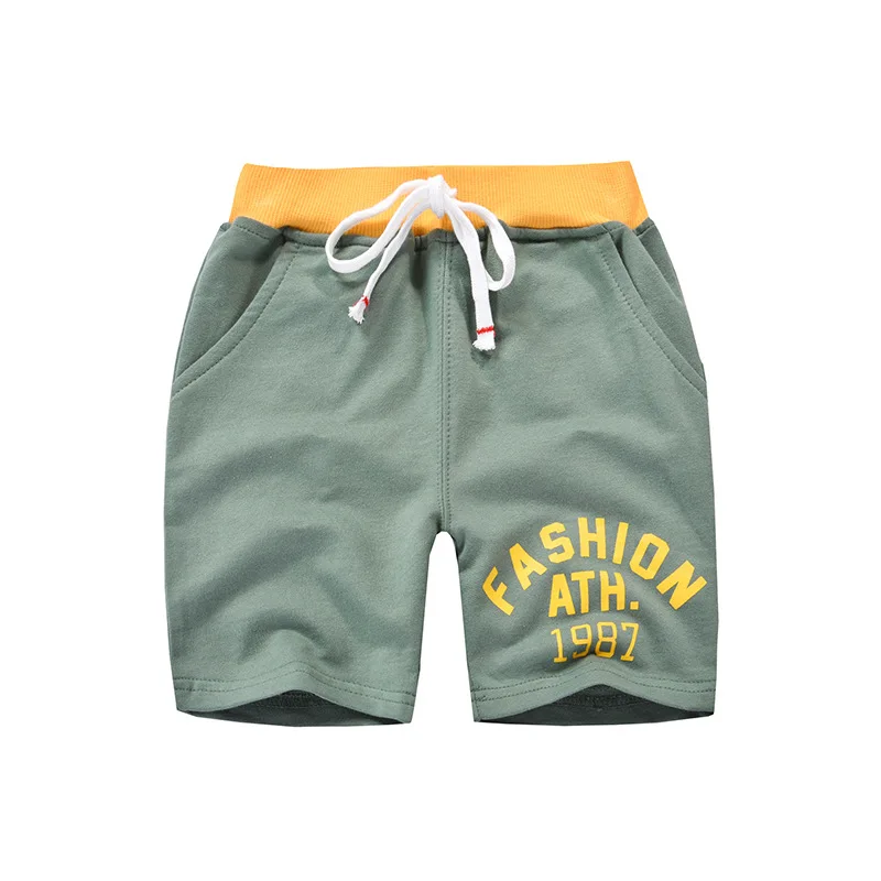 TUONXYE Children Boys Shorts Solid Color Teenager and Belt Pants Toddler Leisure Cotton Knitting Sport Beach Clothing