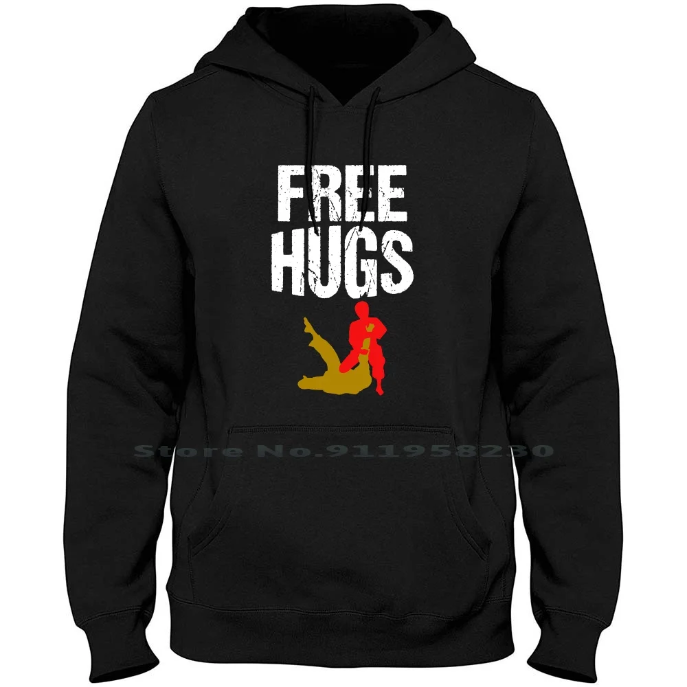 Cute Free Hugs Jiu Jitsu Hoodie Sweater Big Size Cotton Free Hugs Popular Quote Movie Jitsu Tage Logo Geek Free Cute Hug Hot