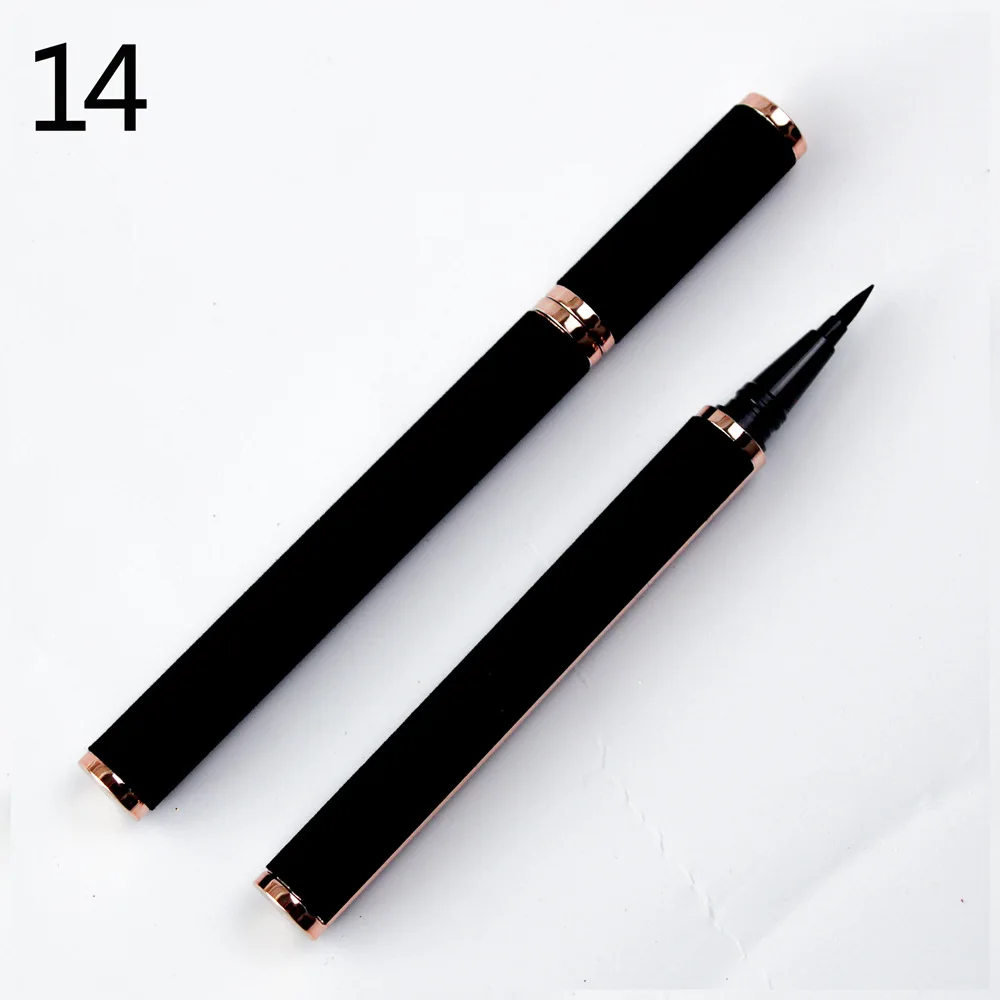 Multi-function Self Adhesive Eyeliner Glue Free Black Liquid Crystal Pens Waterproof Long-lasting Sticking Eye liner Pencil