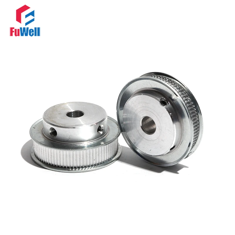 

2GT-80T Gear Pulley Aluminum Alloy GT2 80Teeth Timing Pulley 7/11mm Belt Width 6/8/10/12/14/16/20mm Bore Transmission Pulley