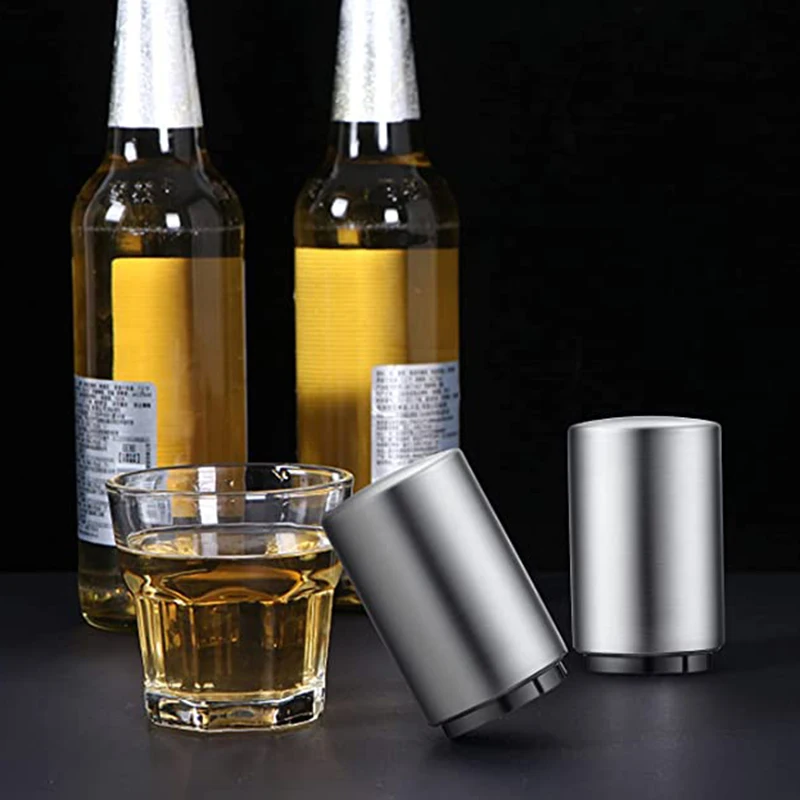 Automatyczna butelka do piwa otwieracz do piwa magnes otwieracz do piwa otwieracz do wina ze stali nierdzewnej otwieracz do butelek z piwem Soda otwieracz do butelek akcesoria kuchenne