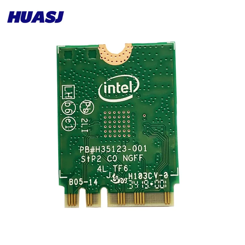 Huasj – carte réseau sans fil double bande AC 867Mbps, pour ordinateur portable Intel 7265 7265NGW 802.11ac 2x2, WiFi BT 4.0 NGFF M.2