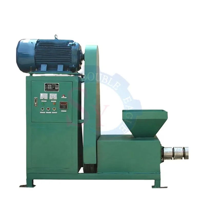 

Wood Chips Rice Husk Charcoal Briquettes Stick Making Machine/Sawdust Barbecued Charcoal Rod Extrusion Molding Equipment 15KW