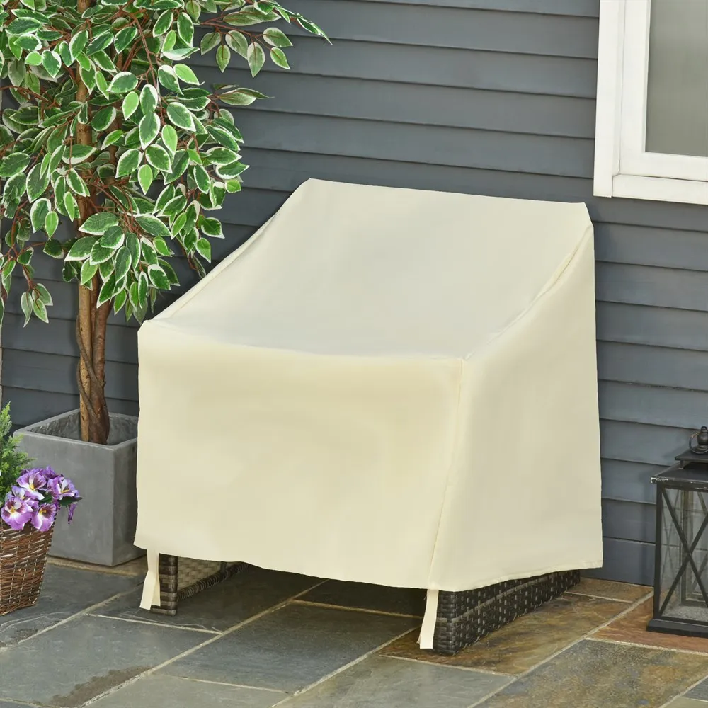 Outsunny-Funda Protectora para Sillas, Cubierta, Mueble, Sillón Impermeable