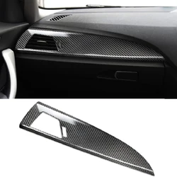 Carbon Fiber LHD RHD For BMW F20 F21 F22 1 2 Series Accessories Interior Trim Dashboard Panel Cover Sticker Car Styling