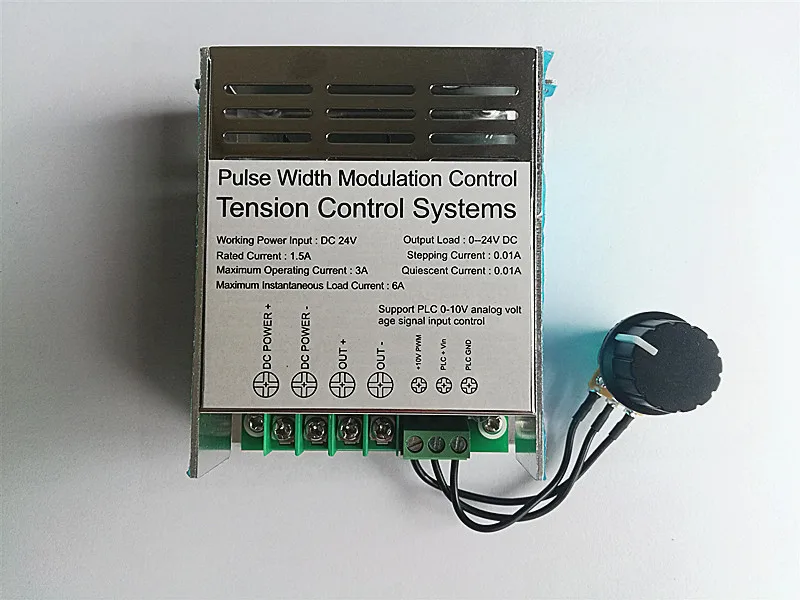 DC24V DC Motor Speed Controller Supports MCU PLC Analog Signal 0-10V Control Speed Control PWM Speed Control