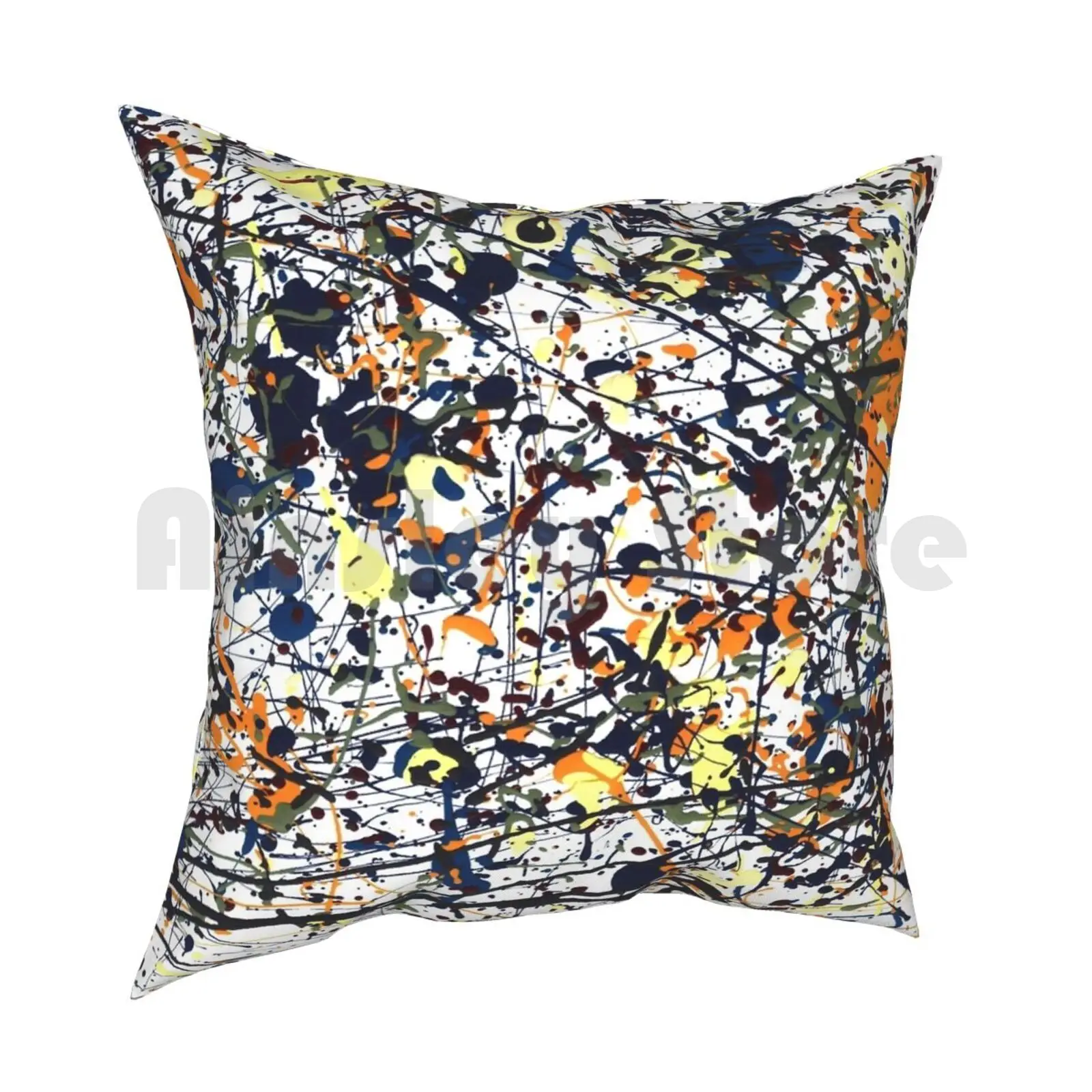 Mijumi Pollock Pillow Case Printed Home Soft DIY Pillow cover Mijumi Mijumi Pollock Mijumi Art Jackson Pollock Jackson