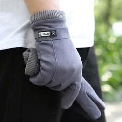 Winter herren Warme Handschuhe Wind-und Samt Verdickt Touchscreen Nicht-slip Fahren und Reiten Business