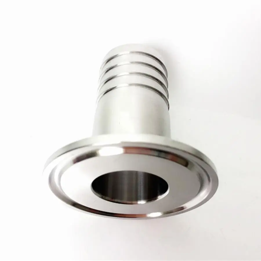 

38mm 1-1/2" Hose Barb x 1.5" Tri Clamp SUS 304 Stainless Steel Sanitary Tri-Clamp Hosetail Coupler Fitting Home Brew