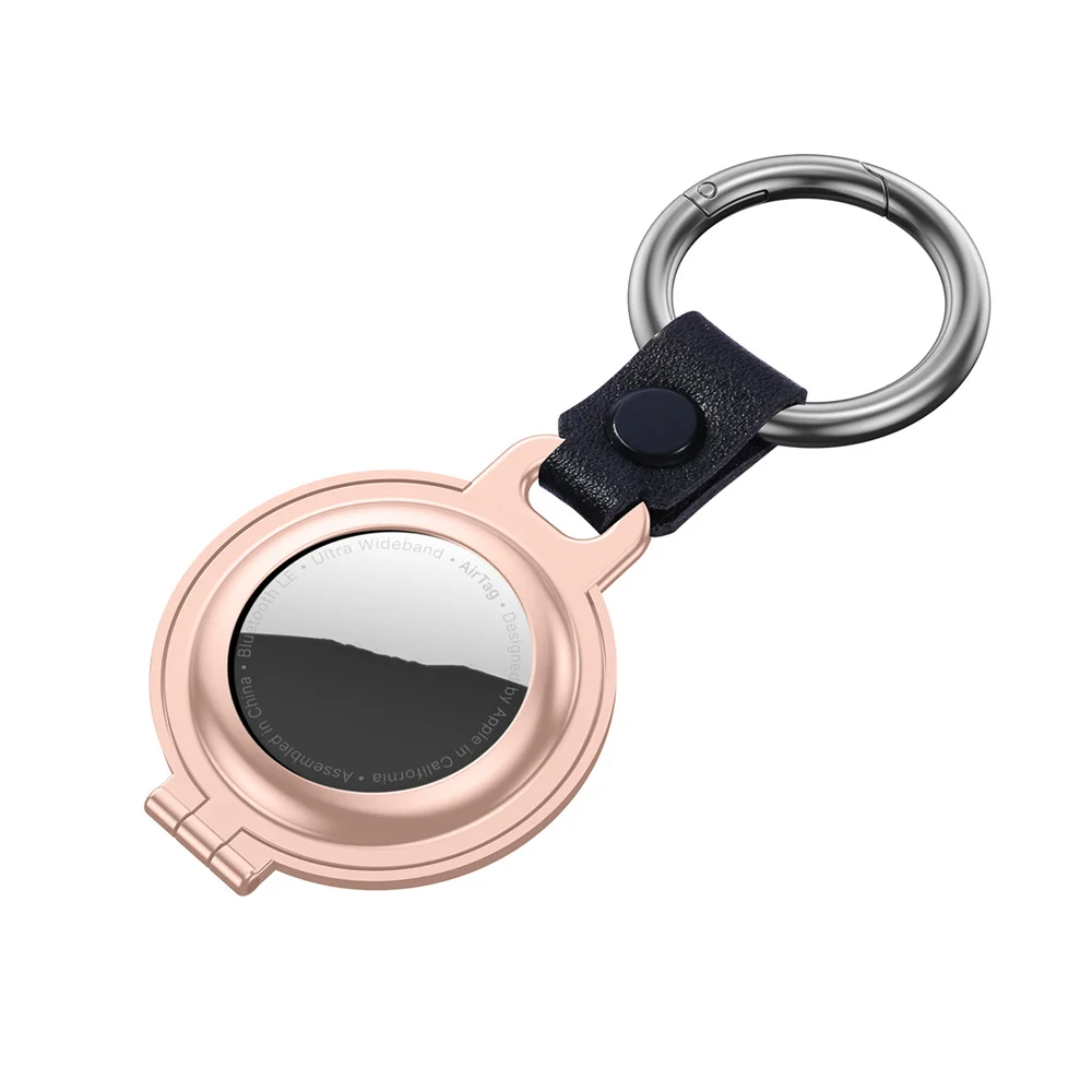 الكمال نمط المضادة للخدش مكافحة خسر غطاء معدني واقية كم قذيفة حامي ل Airtag المقتفي اكسسوارات