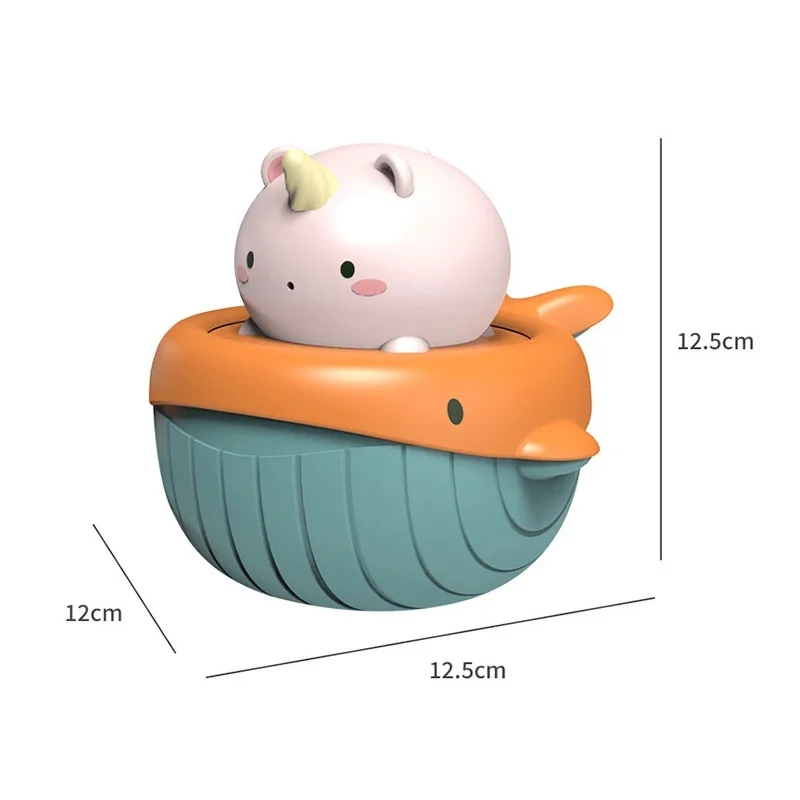 Baby Bath Toys Bathing Ducks Cartoon Animal Whale Crab Swimming Pool Classic Chain Clockwork Water Toy For Infant 0 24 Months