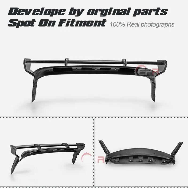 For Mini Coooper F56 Carbon Fiber GM Style Rear Roof Spoiler Wing Bodykits Diffuser window spilers wings lip part Trim