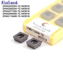 10PCS SPMG050204 SPMG060204 SPMG07T308 SPMG090408 SPMG110408 TG NK9018 Lathe U drill Insert Stainless Steel Quick Violent Drill