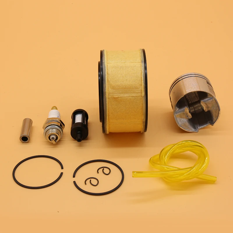 44 มม.ลูกสูบAssy Airการใช้สายกรองSpark PlugสำหรับStihl MS251 MS 251 Chainsawอะไหล่ 1143 030 2007, 1141 120 1600