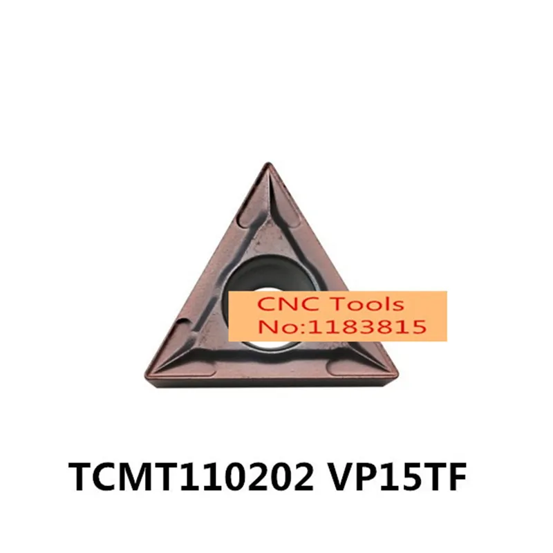 

10 шт., твердосплавные пластины TCMT110202 VP15TF/TCMT110204 VP15TF/TCMT110208 VP15TF