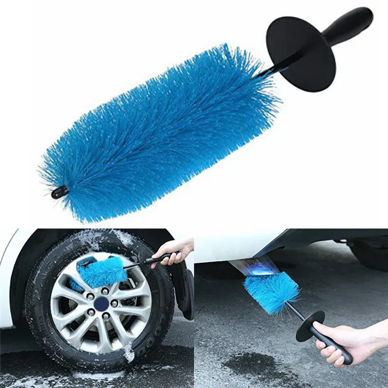 1pc Sword Shape Vehicle Washing Tools Car Tire Brush Car Rim Cleaning Brush Car Wheel Brush Car Wash Tool