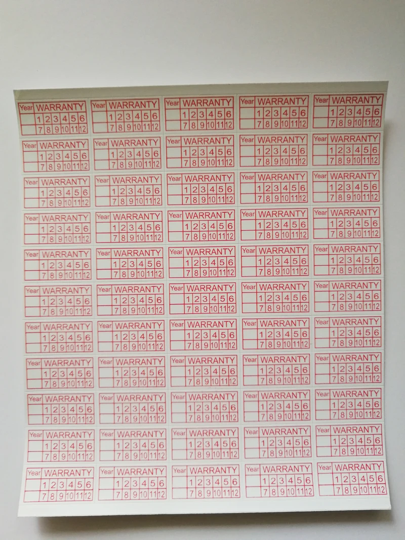 Universal Rectangle 20*10mm 200 PCS/Lot Laptop/Pad Warranty Sticker Destructive Fragile Seal Label