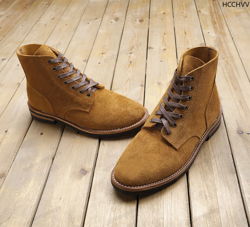 Handmade quality men\'s boots force tactical desert men\'s boots outdoor ankle boots retro paratroopers casual combat men\'s shoes