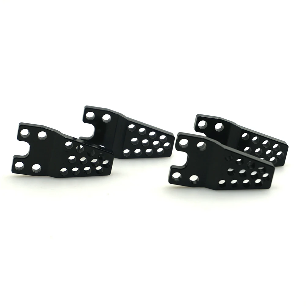 AXSPEED 4Pcs Adjustable Aluminum Alloy Shock Tower Hoops Lift Mount for Axial SCX10 1/10 RC Rock Crawler Car Model Parts