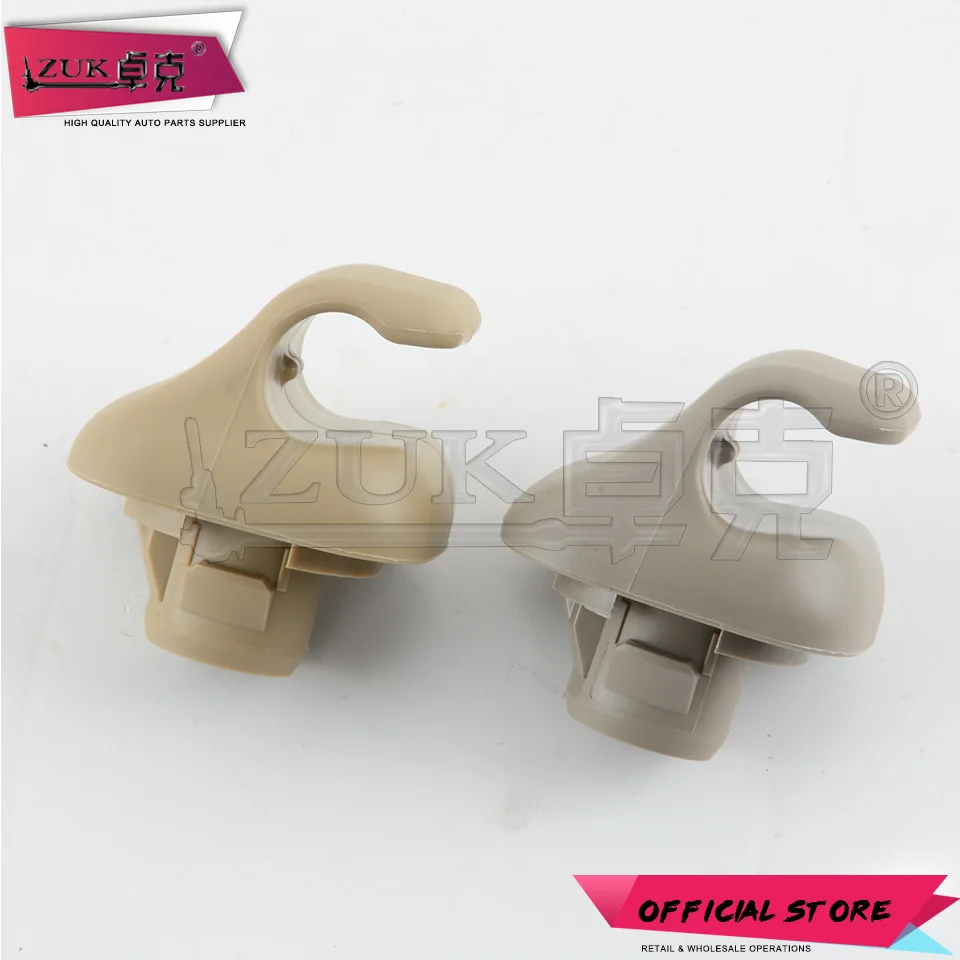 ZUK Car Sunvisor Holder Sun Shield Antidazzele Visor Clips Fastener For HONDA CIVIC FA1 FD1 FD2 2006-2011 Beige or Ivory Color