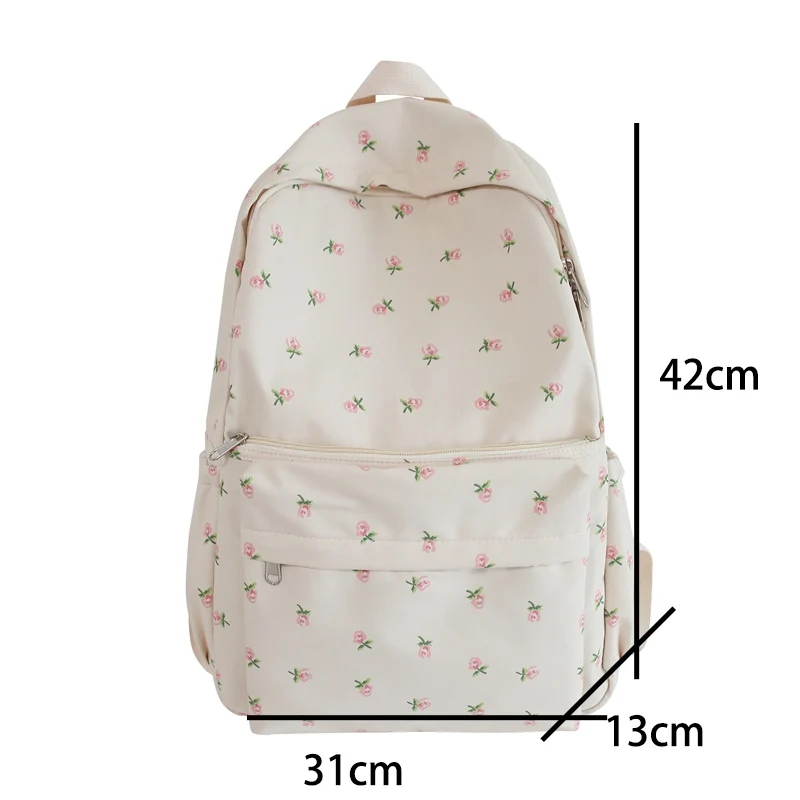 New Women College Student Backpack Double Shoulder Large Capacity Travel Laptop Rucksack Book Schoolbag For Teenage Girl