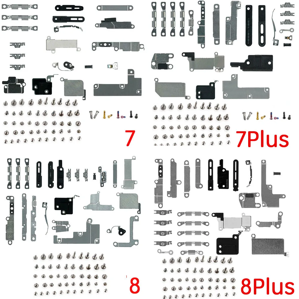 Small Metal Bracket Holder With Full Set Screws For iPhone 6 6S 7 8 Plus X XR XS Max Inner Parts Replacement