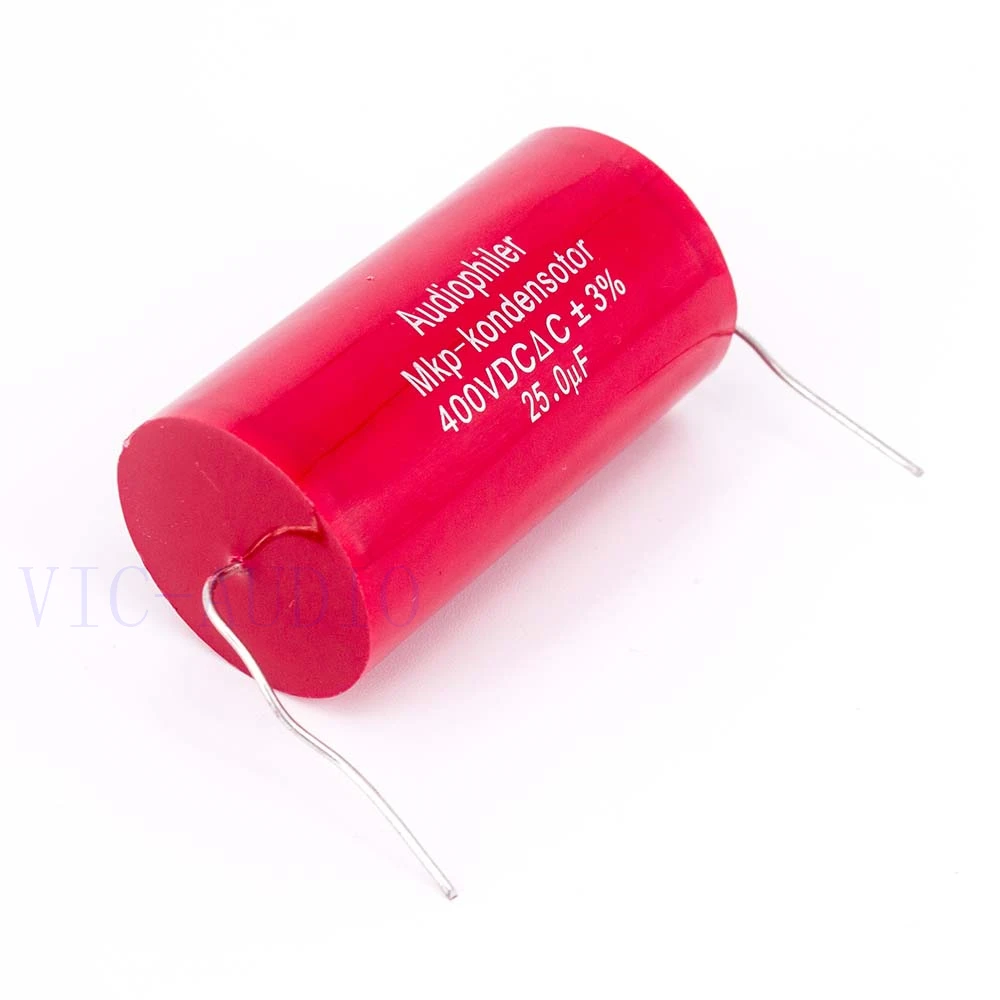 مسموع Mkp مكثف 25 فائق التوهج 400 فولت تيار مستمر 3% HIFI حمى Electrodeless مكثف الصوت مكثف اقتران تردد تقسيم 25 فائق التوهج