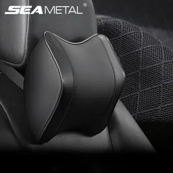 Car Headrest Pillow Interior Auto Neck Head Protector Cushion Car Waist Support Memory Cotton Soft Back Cushion Auto Accessory