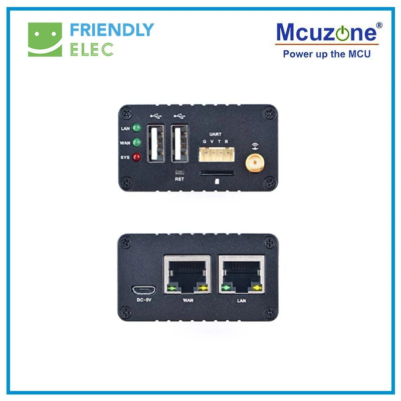 NanoPi-Ethernet R1 Allwinner H3 Gbps, Wifi, Bluetooth, OpenWRT, cortex-A7, ETHERNET, 8GB, eMMC, FriendlyELEC