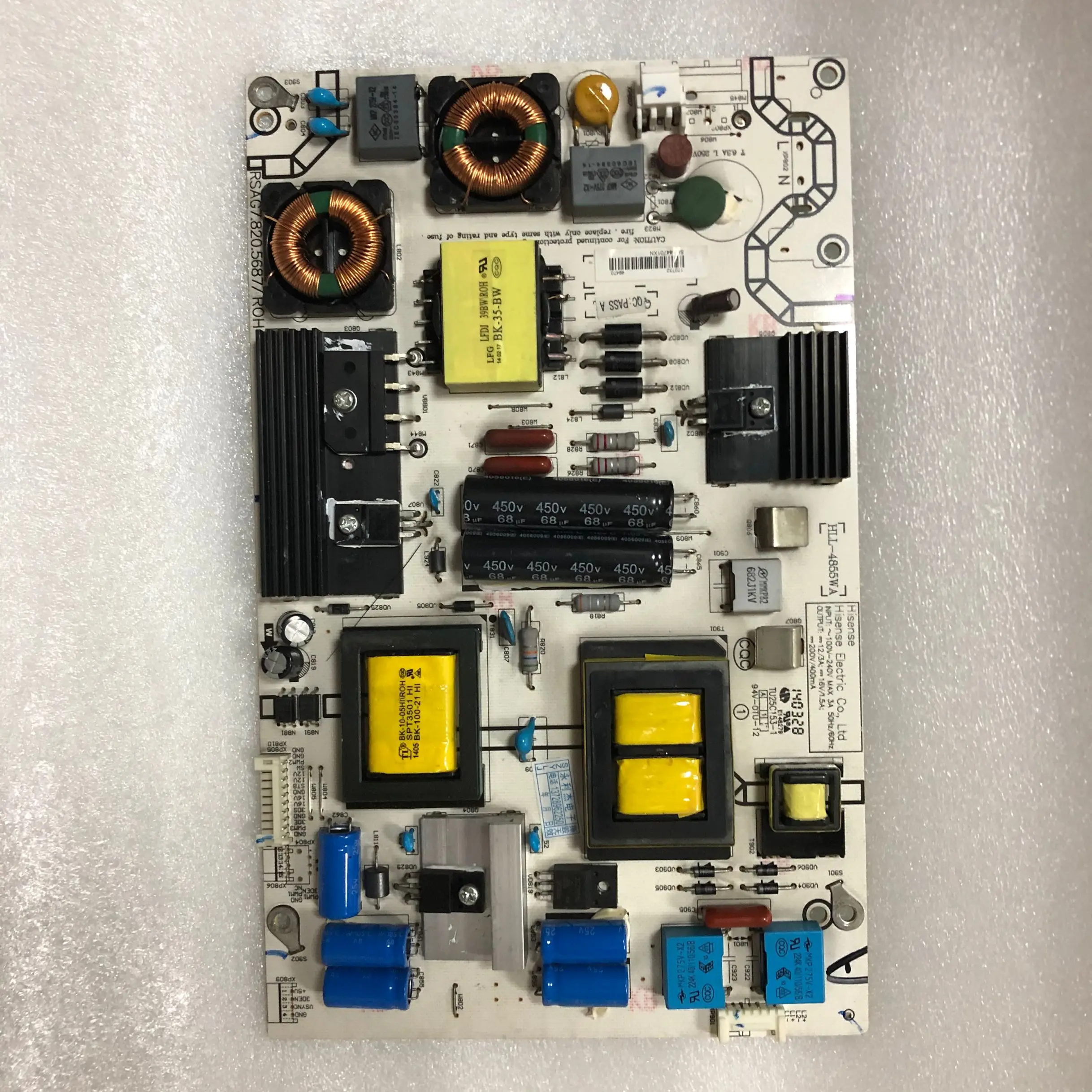 RSAG7.820.5687 ROH Power Supply RSAG7.820.5687/ROH Professional TV parts Original Power Support Board HLL-4855