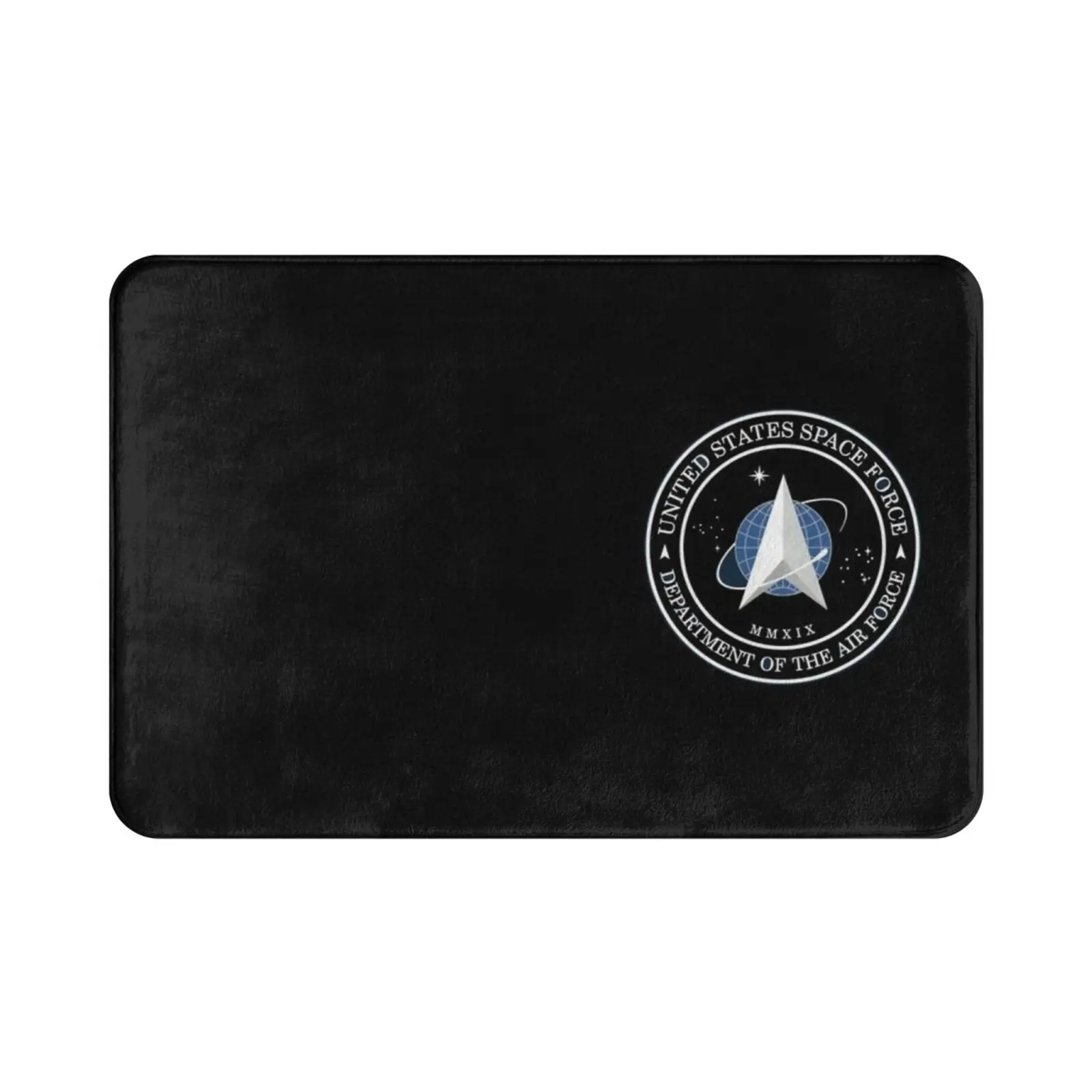 Us Space Force Seal-Black Carpet Mat Rug Cushion Space Force Force Us Space Force United States Space Force Space Moon