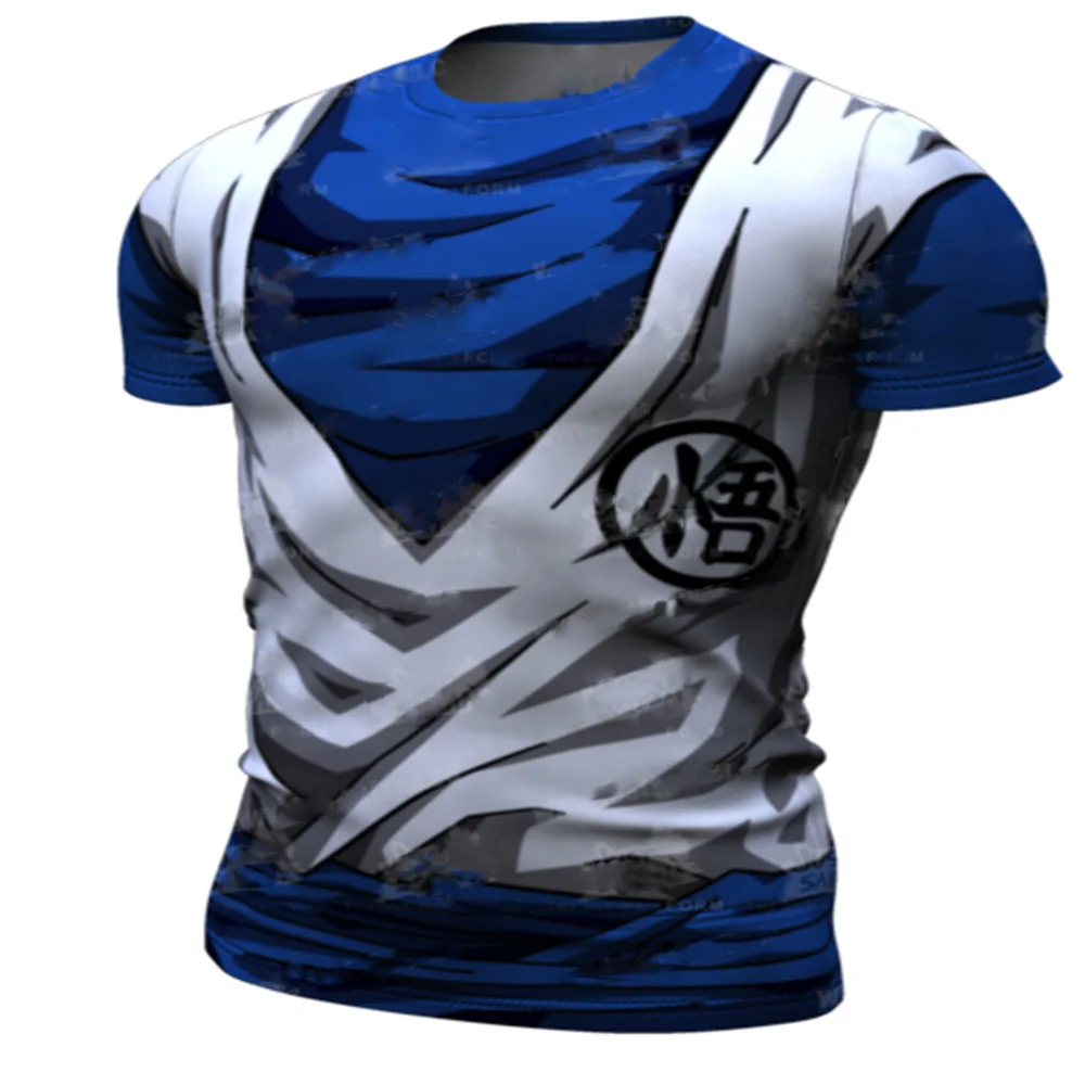Quick Dry Workout Running Shirt Compression Fitness Tops Breathable Jersey Gym T-shirts Clothing Rashguard Male Sport Shirts Men