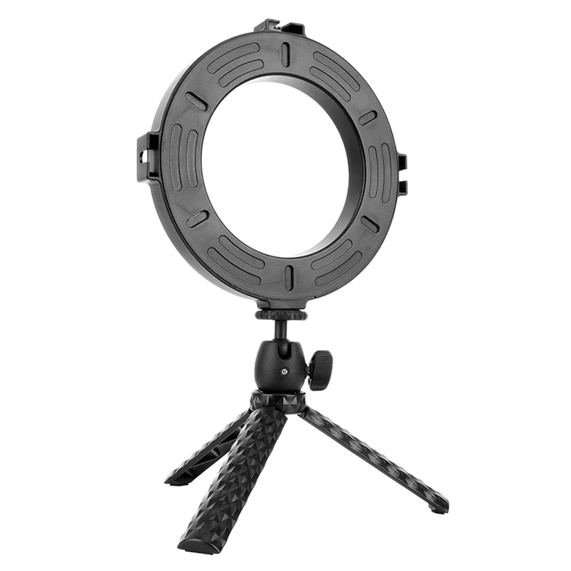 Mini tripé qzsd., suporte de mesa leve com montagem de telefone para iphone, samsung e outros smartphones com câmera compacta dv.