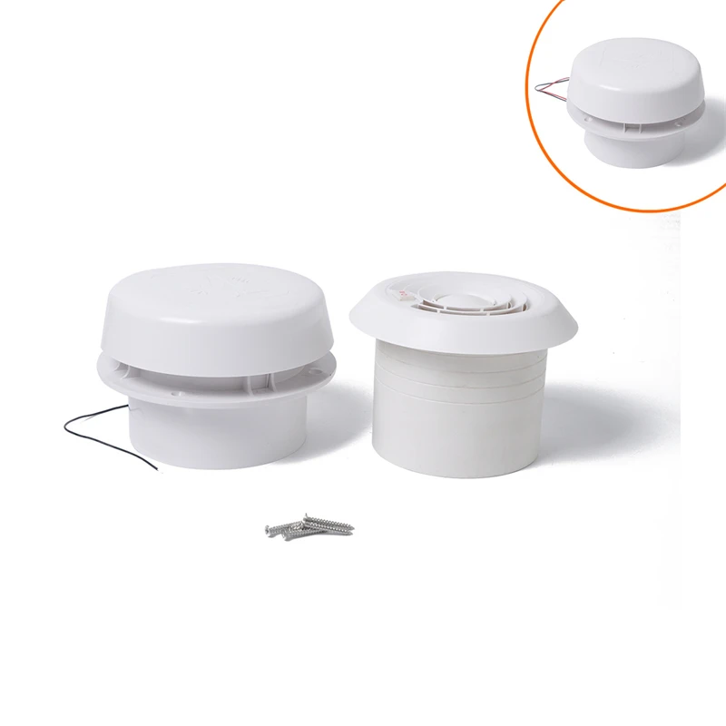 12V RV Top Mounted Round Vent Business Vehicle Yacht Mushroom Head Silent Fan Boutique Hot-Selling Modification Accessories image 4