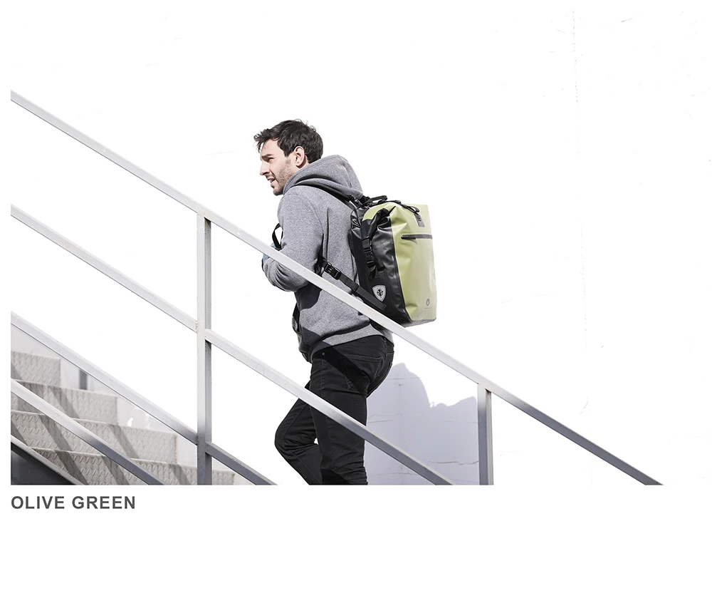 Rhino walk Bike Packt asche wasserdicht 27l Fahrrad Side Pack multifunktion ale Rücksitz Radfahren Travelling Storage Bikepacking – Detail 21